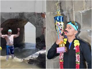 गेटवे ऑफ इंडिया से लहरों के विपरीत तैरने लगा ये IPS अधिकारी... एलिफेंटा की गुफाओं पर पहुंच रचा इतिहास गेटवे ऑफ इंडिया से लहरों के विपरीत तैरने लगा ये IPS अधिकारी... एलिफेंटा की गुफाओं पर पहुंच रचा इतिहास