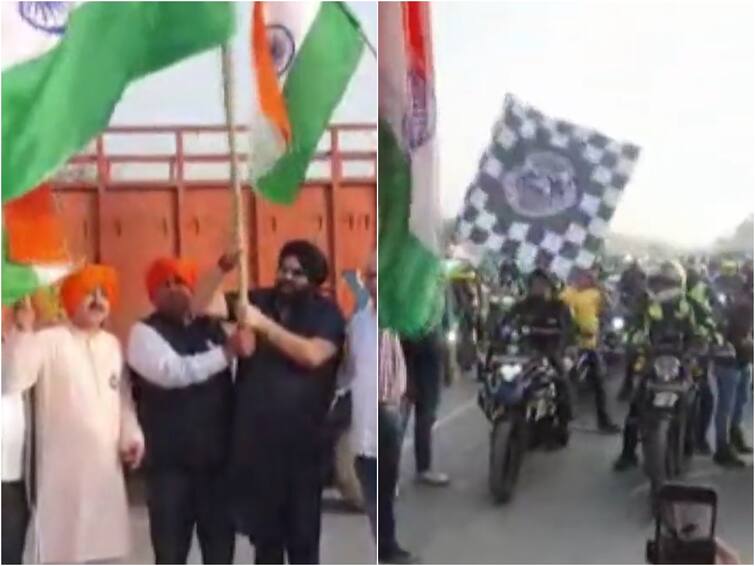 Sikhs Take Out Bike Rally In Gurugram Opposing Fugitive Khalistan Sympathiser Amritpal Singh — Watch Sikhs Take Out Bike Rally In Gurugram Opposing Fugitive Amritpal Singh — WATCH