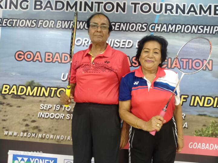 76-year-old couple won bronze in National Badminton Competition, qualified for International ann Rajasthan News: नेशनल बैडमिंटन प्रतियोगिता में 76 साल के दंपति ने जीता कांस्य पदक, इंटरनेशनल के लिए किया क्वालिफाई