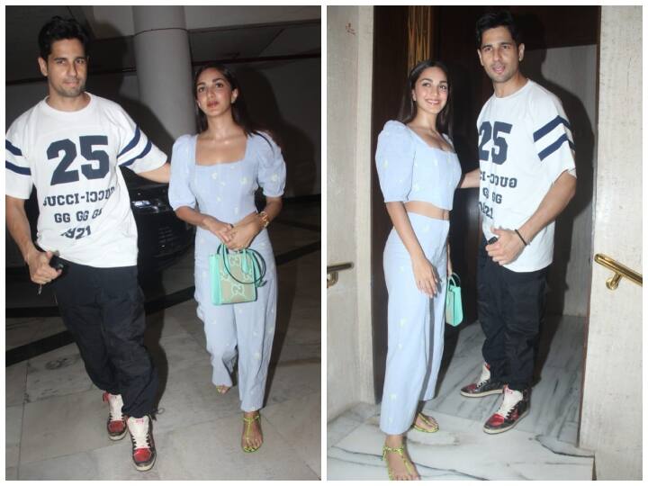 Sidharth Kiara Pics: बीते दिन बॉलीवुड के मोस्ट पॉपुलर कपल सिद्धार्थ मल्होत्रा और कियारा आडवाणी मनीष मल्होत्रा के घर स्पॉट किए गए. इस दौरान दोनों व्हाइट में ट्वनिंग करते हुए काफी स्टाइलिश लह रहे थे.