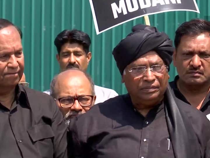 Kharge while talking to the reporters said, 