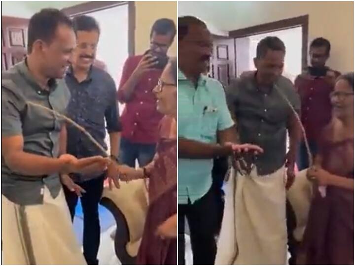 Video: अपनी टीचर से मार खाते नजर आए पुराने स्टूडेंट, बचपन की याद दिला रहा वीडियो Seeing old student beaten up by his teacher users remembered their childhood in viral video Video: अपनी टीचर से मार खाते नजर आए पुराने स्टूडेंट, बचपन की याद दिला रहा वीडियो