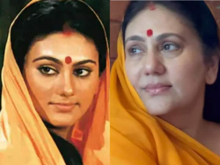 Deepika Chikhlia Video: Deepika Chikhlia became Sita again by wearing saffron colored saree, shared this cute video on Insta