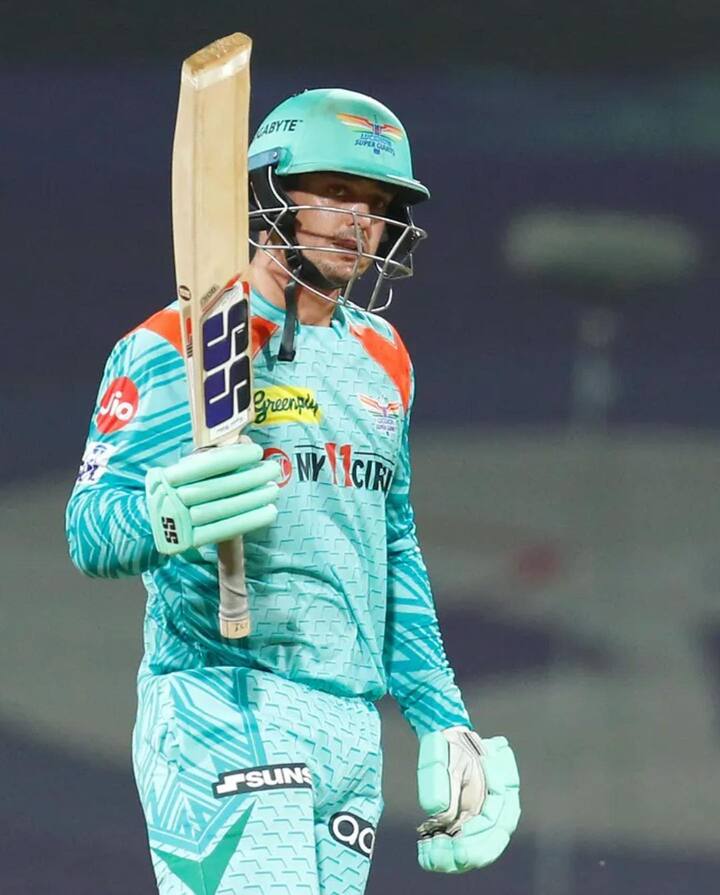 टॉप-5 की इस लिस्ट में क्विंटन डि कॉक आखिरी नंबर पर मौजूद हैं. डि कॉक आईपीएल 2020 से लेकर अब तक कुल 52 छक्के जड़ चुके हैं. साउथ अफ्रीका से खेलने वाले डि कॉक इस दौरान लखनऊ सुपर जायंट्स और मुंबई इंडियंस से खेल चुके हैं. इस बीच उन्होंने 42 मैच खेले हैं, जिसमें 1308 रन बनाए हैं.