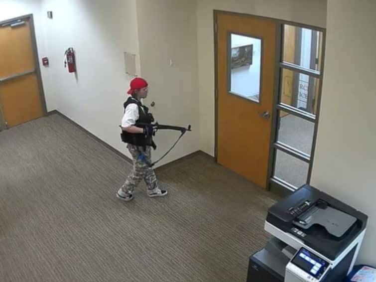 US Nashville Shooter Audrey Elizabeth Hale Seen Brandishing Gun Inside School In Viral Video. WATCH US Nashville Shooter Seen Brandishing Gun Inside School In Viral Video. WATCH