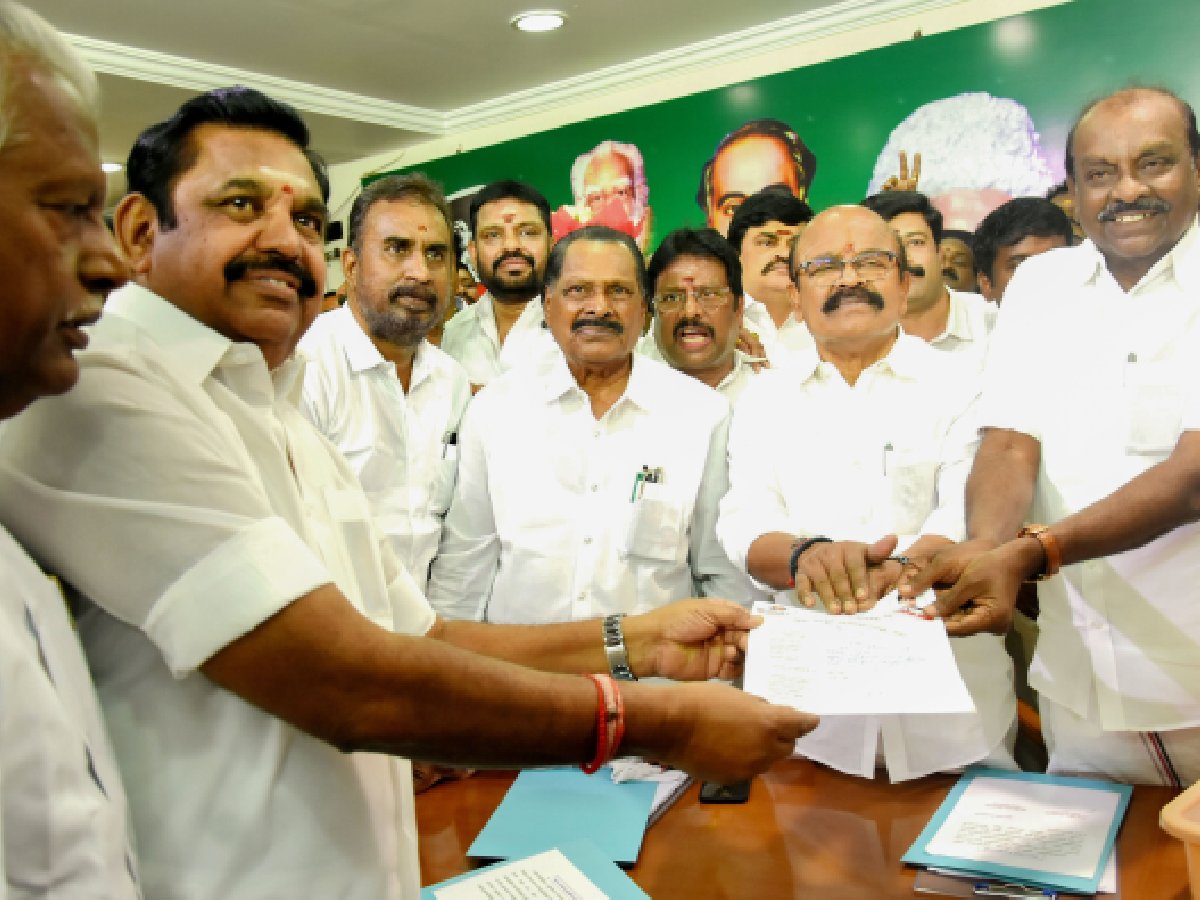 EPS Elected Unopposed As General Secretary Of AIADMK; Official ...