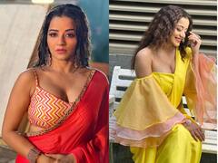 Monalisa : लाल भडक, पिवळी धमक... मोनालिसाचा सोशल मीडियावर कल्ला