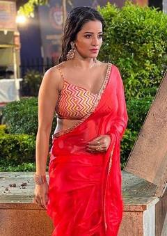 Monalisa: ਮੋਨਾਲੀਸਾ ਨੇ ਗਿੱਲੇ ਵਾਲਾਂ ਅਤੇ ਟਾਈਟ ਡੀਪਨੇਕ ਬਲਾਊਜ਼ ਪਹਿਨ ਕੇ ਇੰਟਰਨੈੱਟ 'ਤੇ ਮਚਾਈ ਦਹਿਸ਼ਤ