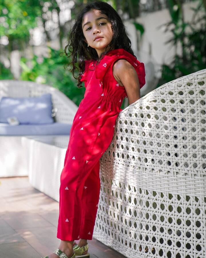अल्लू अर्जुन की बेटी को फोटोज खिंचवाना बहुत पसंद है. उनके फोटोज में अक्सर वह घर के गार्डन एरिया में पोज़ देती दिखाई दी हैं.