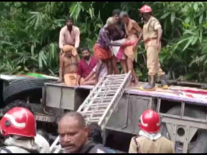 Sabarimala pilgrims from Tamil Nadu fell into a gorge in Pathanamthitta 62 people were injured Sabarimala Bus Accident: सबरीमाला के तीर्थयात्रियों को ले जा रही बस खाई में गिरी, 62 लोग घायल