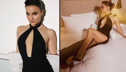 Elli Avrram Pics: ਐਲੀ ਅਵਰਾਮ ਨੇ ਆਪਣੀਆਂ ਤਾਜ਼ਾ ਗਲੈਮਰਸ ਤਸਵੀਰਾਂ ਨਾਲ ਸੋਸ਼ਲ ਮੀਡੀਆ ਤੇ ਧਮਾਲ ਮਚਾ ਦਿੱਤੀ ਹੈ। ਉਸ ਦੀਆਂ ਸਟਾਈਲਿਸ਼ ਤਸਵੀਰਾਂ ਸੋਸ਼ਲ ਮੀਡੀਆ ਤੇ ਤੇਜ਼ੀ ਨਾਲ ਵਾਇਰਲ ਹੋ ਰਹੀਆਂ ਹਨ। ਵੇਖੋ ਉਸ ਦੀਆਂ ਇਹ ਵਾਇਰਲ ਤਸਵੀਰਾਂ...