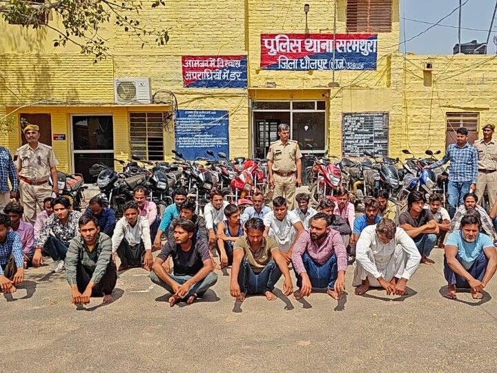 Bharatpur Division Police Operation Sudarshan Chakra Arrested more than 2500 Accused under one Action ANN Bharatpur: भरतपुर में असामाजिक तत्वों की खैर नहीं, पुलिस के ऑपरेशन 'सुदर्शन चक्र' के तहत पकड़े गए हजारों बदमाश