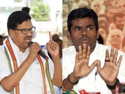 tn congress leader ks azhagiri criticised bjp leader annamalai மோசடி செய்பவருக்கும் உங்களுக்கும் என்ன உறவு? அண்ணாமலையை கடுமையாக சாடிய கே.எஸ்.அழகிரி