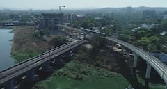 Pune Metro : आली रे आली मेट्रो आली! शिवाजीनगर ते रुबी हॉलपर्यंत मेट्रोची चाचणी यशस्वी; पाहा ड्रोन फोटो...