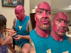 Dwayne Johnson: ‘வால் மட்டும் இல்லையே..சேட்டைக்கெல்லாம் சொந்தக்காரி..’மகள்களின் கையால் ‘மார்க்’ வாங்கிய ராக்!
