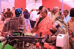 कोल्हापूर : राधानगरी तालुक्यातील राशिवडे बुद्रुकमधील जिल्हा कृषी प्रदर्शनास भरघोस प्रतिसाद