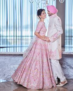 Geeta Basra And Harbhajan Singh Give Couple Goals Twinning In Pink, SEE PICS