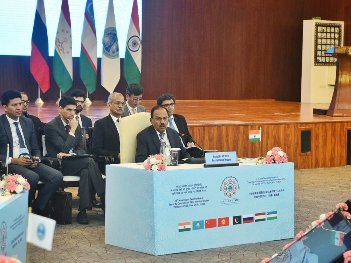NSA Ajit Doval at the 18th meeting of the Secretaries of Security Councils of SCO, in New Delhi | Photo: Special arrangement