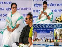 Bengal CM Mamata Kicks Off Two-Day Dharna Against Centre's 'Discrimination' Towards State. In Pics