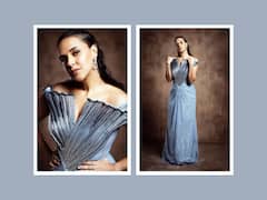 Neha Dhupia Looks Like A Mermaid In A Blue Outfit. See Pics