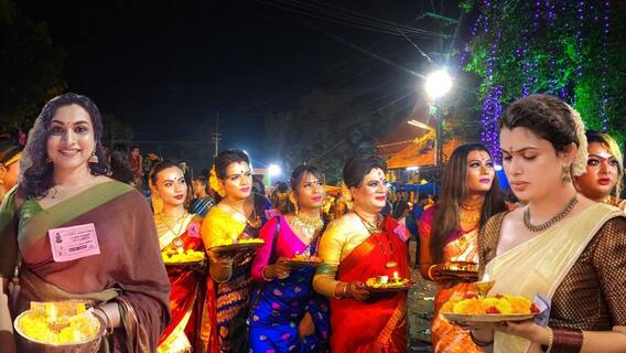 Men Dress up As Women In Kerala |కేరళలో వింత ఆచారం..వీళ్లు అబ్బాయిలంటే అసలు నమ్మరు | ABP Desam