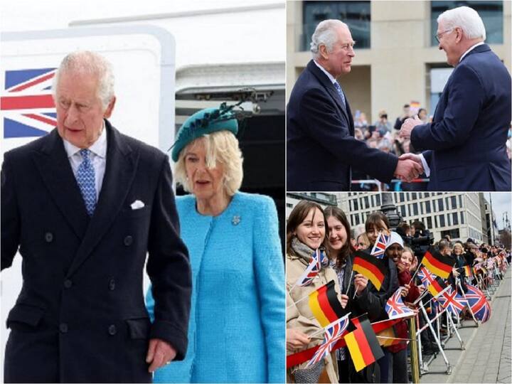 King Charles III of the United Kingdom arrived in Germany on Wednesday, making his first trip abroad as monarch. His wife, Queen Consort Camilla, joined him.
