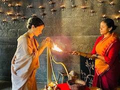 Kangana Ranaut Pics: कंगना रनौत ने किए लिंग भैरवी के दर्शन, अंतिम नवरात्रि पर फैंस को दी बधाई, देखें तस्वीरें