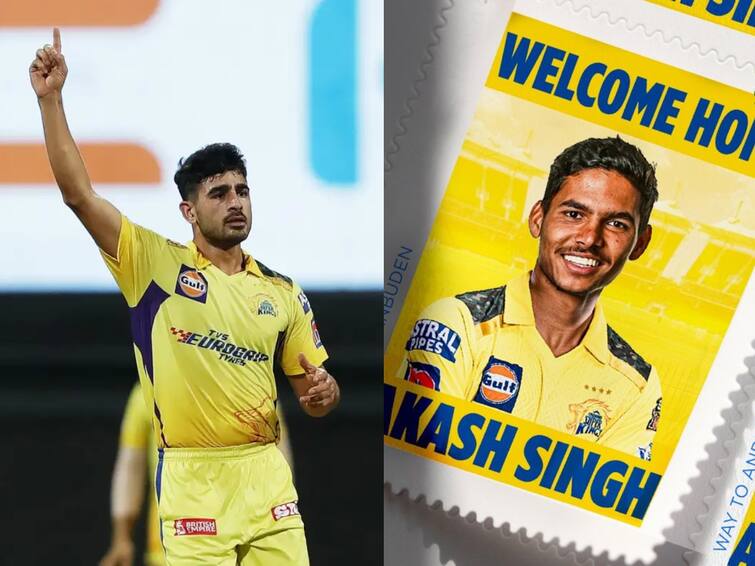 IPL 2023 Chennai Super Kings Name Akash Singh As Replacement For Injured Mukesh Choudhary know details CSK in IPL: காயம் காரணமாக தொடரில் இருந்து விலகிய முகேஷ் சவுத்ரி.. மாற்று வீரரை அறிவித்த சிஎஸ்கே!