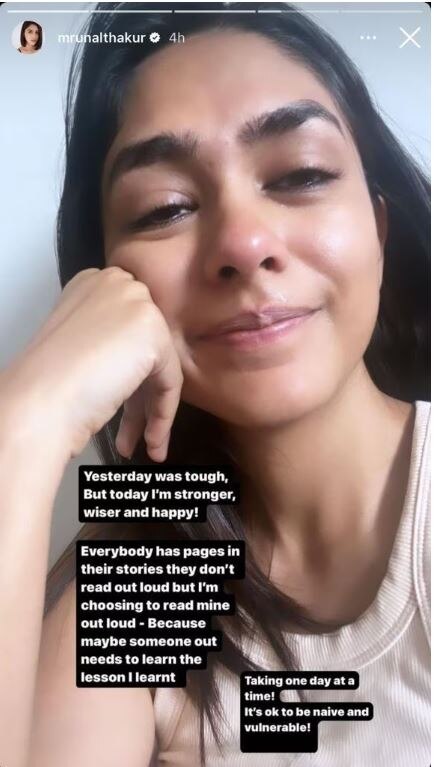 Mrunal Thakur On Her Teary-Eyed Social Media Post: 'It Was To Normalise Feeling Vulnerable