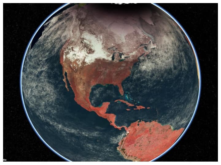 दरअसल, इंडियन स्पेस रिसर्च ऑर्गेनाइजेशन के अर्थ ऑबर्जेवेशन सैटैलाइट EOS-06 ने ये तस्वीरें क्लिक की हैं. इन तस्वीरों में भारत भी दिखाई दे रहा है.