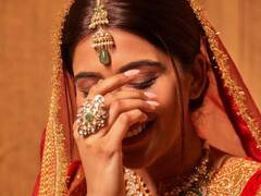 सिर पर दुपट्टा, चेहरे पर हया... लाल जोड़े में दुल्हन बनीं Bigg Boss 16 की ये एक्ट्रेस, लगीं अप्सरा सी खूबसूरत