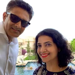 Photos: शादीशुदा महिला के प्यार में क्लीन बोल्ड हो गए थे अनिल कुंबले, किसी बॉलीवुड फिल्म से कम नहीं है लव स्टोरी