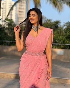 Shweta Tiwari Embodies Elegance In A Pink Ready-To-Wear Saree. See Pics