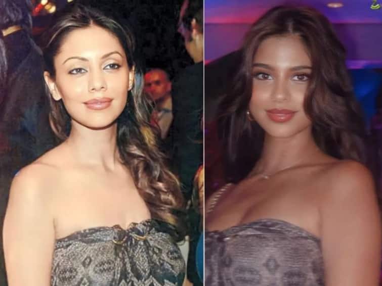 Suhana Khan Wears Gauri Khan’s Old Dress For A Party, Netizens Say, ‘They Look The Same’