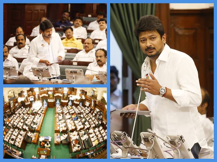 Minister Udhayanidhi's first speech Applause flew to make 19 announcements in Assembly Udhayanidhi Stalin: ரூபாய் 385 கோடி மதிப்பு.. 19 அறிவிப்புகள்.. சட்டசபையில் அமைச்சராக அசத்திய உதயநிதி ஸ்டாலின்..!