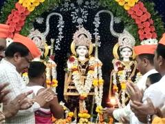 हसन मुश्रीफांच्या वाढदिवशी समर्थकांकडून कागल, अंबाबाई आणि जोतिबा मंदिरात महाआरती, ग्रामदैवतांना अभिषेक 