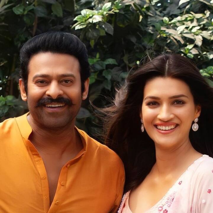 இப்படத்தில் பிரபாஸுடன் இணைந்து பாலிவுட் நடிகை கிருத்தி சனோன் நடிக்கிறார்