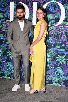 Virat And Anushka Pose Together At Dior Show