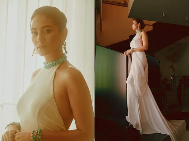 Mira Rajput wore a white gown for Nita Mukesh Ambani Cultural Centre's opening. See pics.
