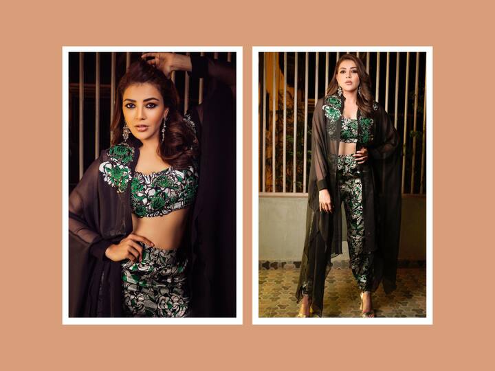 Kajal Aggarwal recently dropped a series of pictures on her Instagram handle in a printed co-ord set looking gorgeous in it.