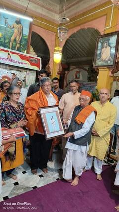 Ram Navami 2023 :  श्रीराम नवमी निमित्त सज्जनगडावर मंत्री चंद्रकांत पाटील यांनी केलं समर्थांच्या पादुकांचे पूजन