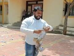 Photo: विहिरीला मंजुरी मिळेना, सरपंचाने चक्क दोन लाखाच्या नोटा उधळल्या