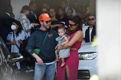 Priyanka Chopra And Nick Jonas Arrive In Mumbai With Daughter Malti Marie Chopra Jonas - See Pics