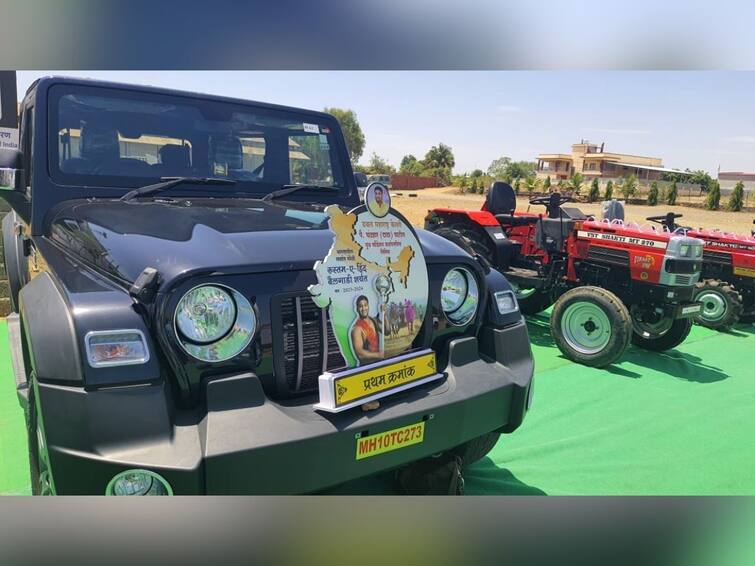 india largest bullock cart race in Sangli district thar car for the winner sangli news Sangli News : सांगली जिल्ह्यात देशातील सर्वात मोठी बैलगाडी शर्यत; धावणार बैलगाडी, पण विजेत्याला 'थार' गाडी!