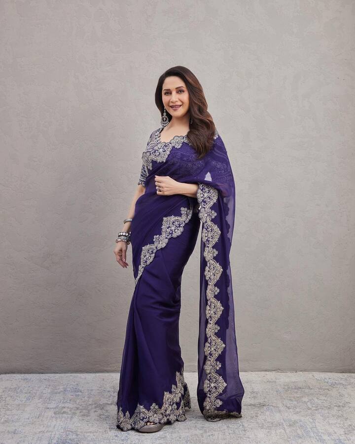 Madhuri Dixit Photo: બોલિવૂડની ધક ધક ગર્લ તરીકે જાણીતી અભિનેત્રી માધુરી દીક્ષિતે પોતાની અદભૂત એક્ટિંગ અને સ્ટાઇલથી દુનિયાભરના લોકોને દિવાના બનાવી દીધા છે.