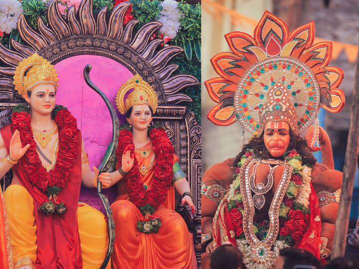 Ram Navami  : श्रीराम नवमीचा अभूतपूर्व उत्साह लातूरमध्ये काल अनुभवण्यास मिळाला. आकर्षक आतषबाजीने गोलाईच्या सौंदर्यात वाढ... नयनरम्य दृश्य ड्रोन कॅमेऱ्यात  कैद