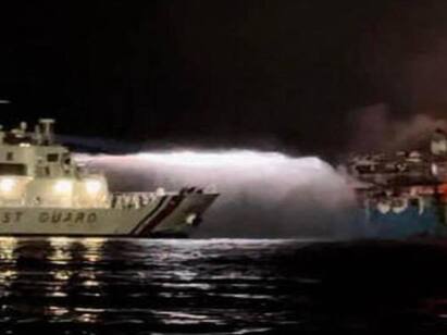 31 people died in Philippine Ferry Fire accident Philippines Accident: நள்ளிரவில் நடுக்கடலில் தீப்பிடித்த கப்பல்.. அலறிய பயணிகள்.. 31 பேர் உயிரிழப்பு