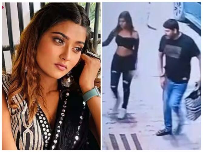 Akanksha Dubey Suicide Actress Was Seen With One Person CCTV Footage Viral  After Her Death ANN | Akanksha Dubey Suicide: सुसाइड से पहले एक शख्स के साथ  नजर आई थीं आकांक्षा दुबे,