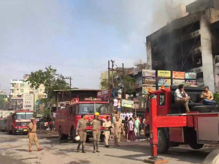 Massive Fire In AR Tower Of UP's Kanpur Brought Under Control After Nearly 7 Hours Massive Fire In AR Tower Of UP's Kanpur Brought Under Control After Nearly 7 Hours