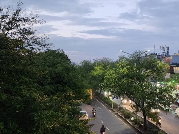 तेज बारिश की वजह से दिल्ली-एनसीआर का नजारा बेहद रोमांचक हो गया है. आकाश में छाए हल्के बादल के साथ हरियाली ने माहौल को लुभावना बना दिया है.